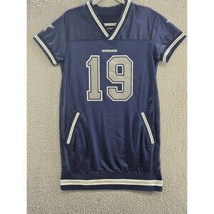 Dallas Cowboys Jersey Dress Womens Large Her Style Navy Blue Football 19 Austin
